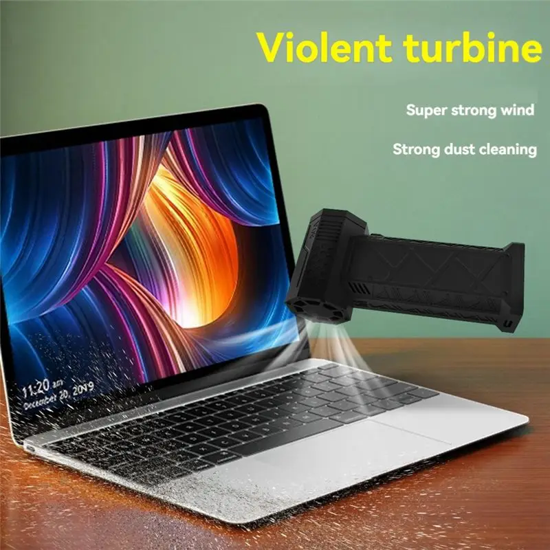 ABEZ 130000 RPM Brushless Motor USB Rechargeable Powerful Blower For Computer Keyboard Outdoors Car Home