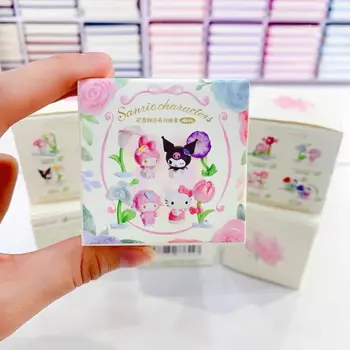 三麗鷗花卉物語系列盲盒 - Hellokitty Mymleody 鋼琴 Kuromi 迷你模型收藏人偶 時尚玩具 10 最佳銷售 三麗鷗盲盒 - №4