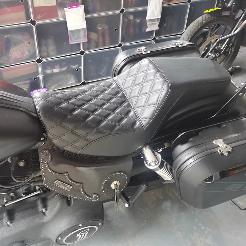 Fotel kierowcy i pasażera do motocykli Harley Dyna Wide Glide Low Rider Fat Bob Street Bob FXD/FXDWG 2006-2017 2008 2010 2013 2015