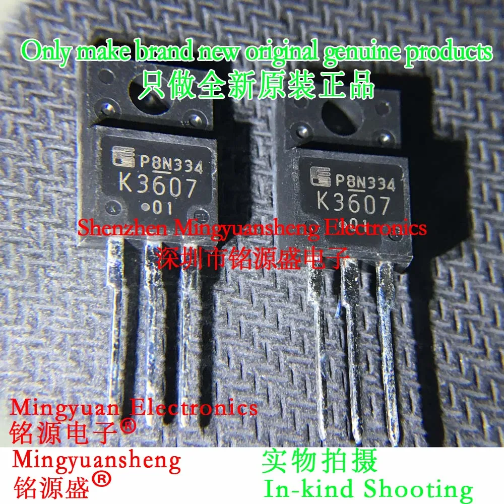 Mingyuansheng Brand New Original Genuine 2Sk3607-01Mr 2Sk3607 K3607 18A 200V To-220F Ic Chip