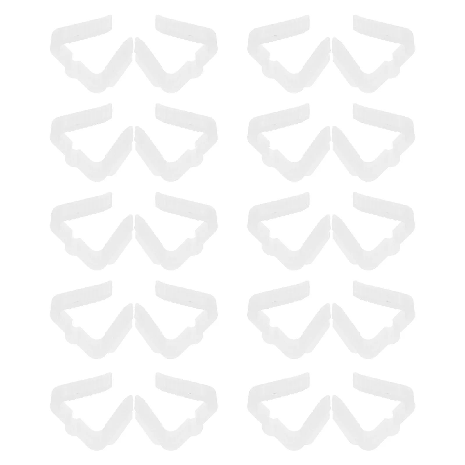 20pcs Christmas Light Clips Outdoor String Light Clips Weatherproof Plastic Gutter Hooks Patio Roof Deck Railing Light Clips