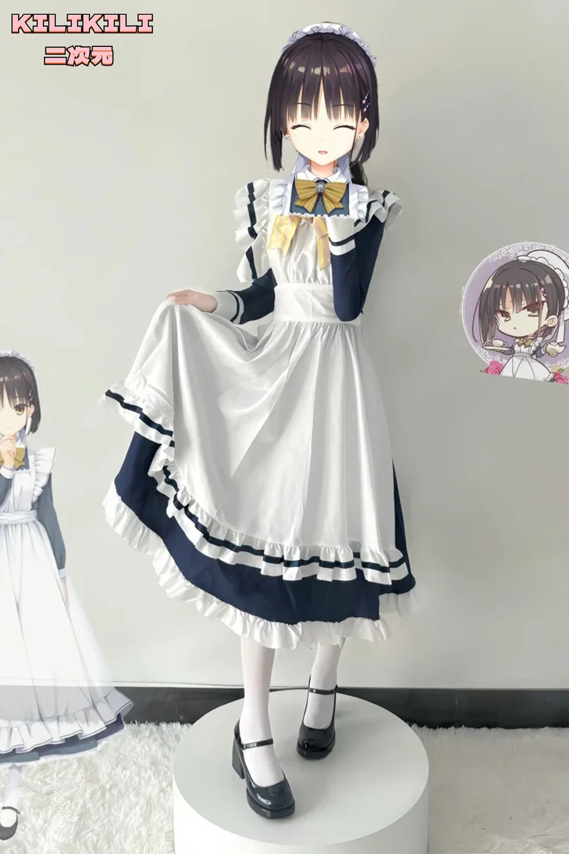 

Cafe Stella And The Reaper'S Butterflies Shiki Natsume Maid Outfit Cosplay Costume Lolita Dress For Anime Convention Fans Gift