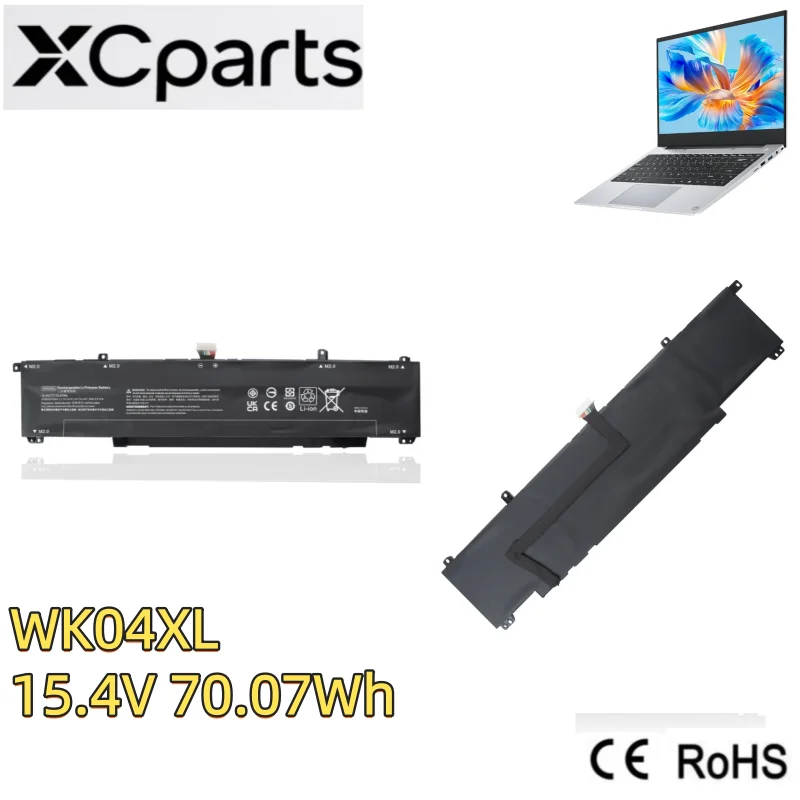 New WK04XL Laptop Battery for HP Omen 16-B 16-C Victus 15-F 16-D 16-E 16-D0000NC 16-D0001NX 16-D0023DX 16-D0298NF HSTNN-OB2C