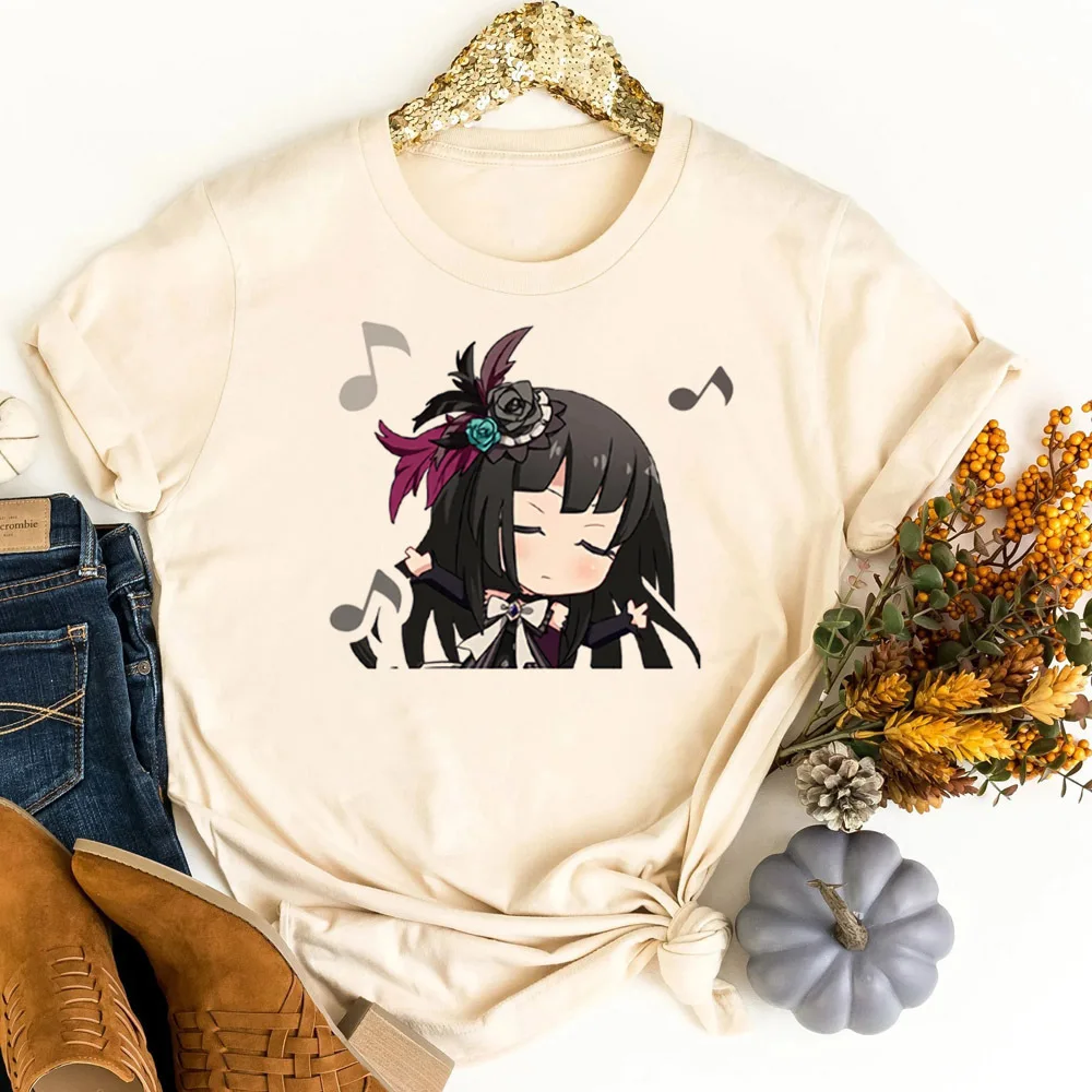 Bang Dream t-shirt teen gothic cheap japan top tees 80s meme gothic aesthetic clearance sales
