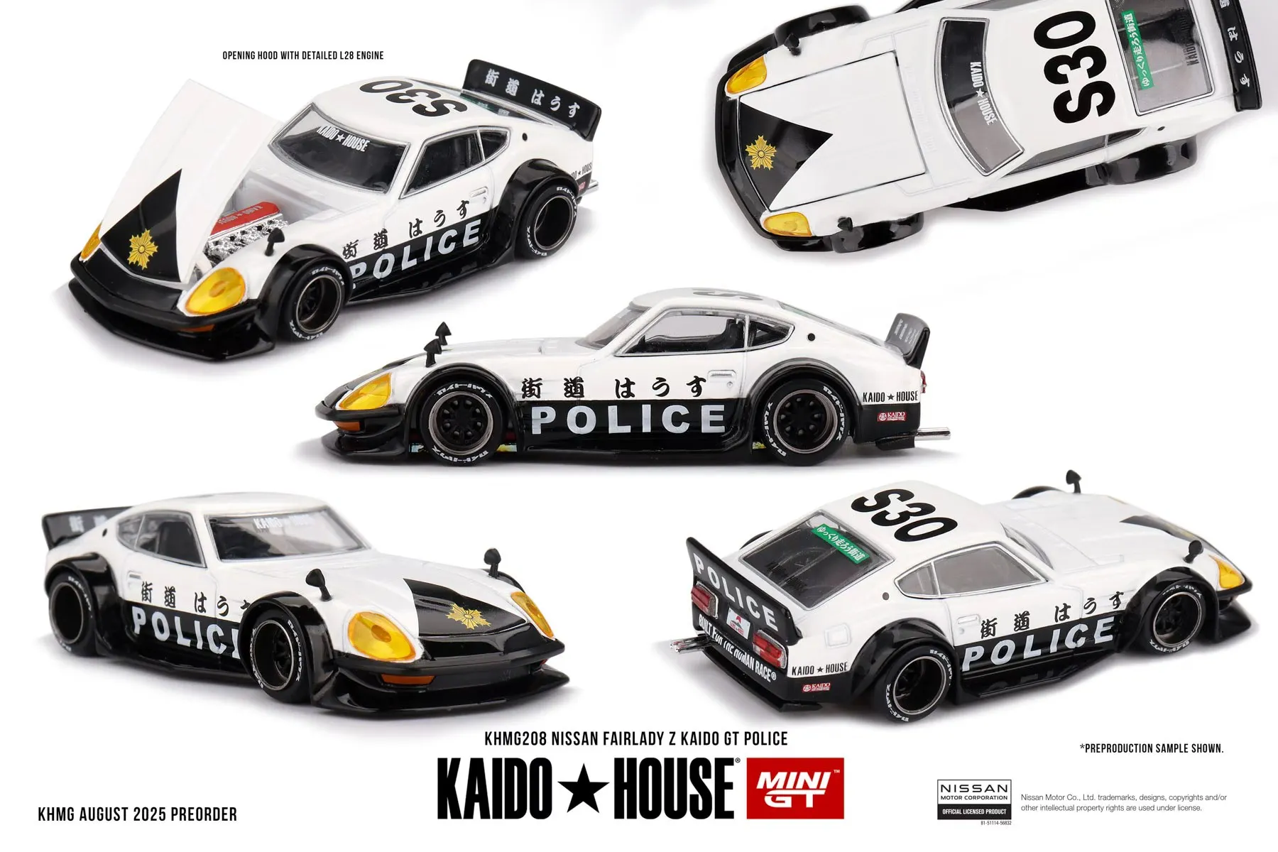 Kaido House+MINIGT Nissan Skyline GT-R (R34) Kaido Works V1