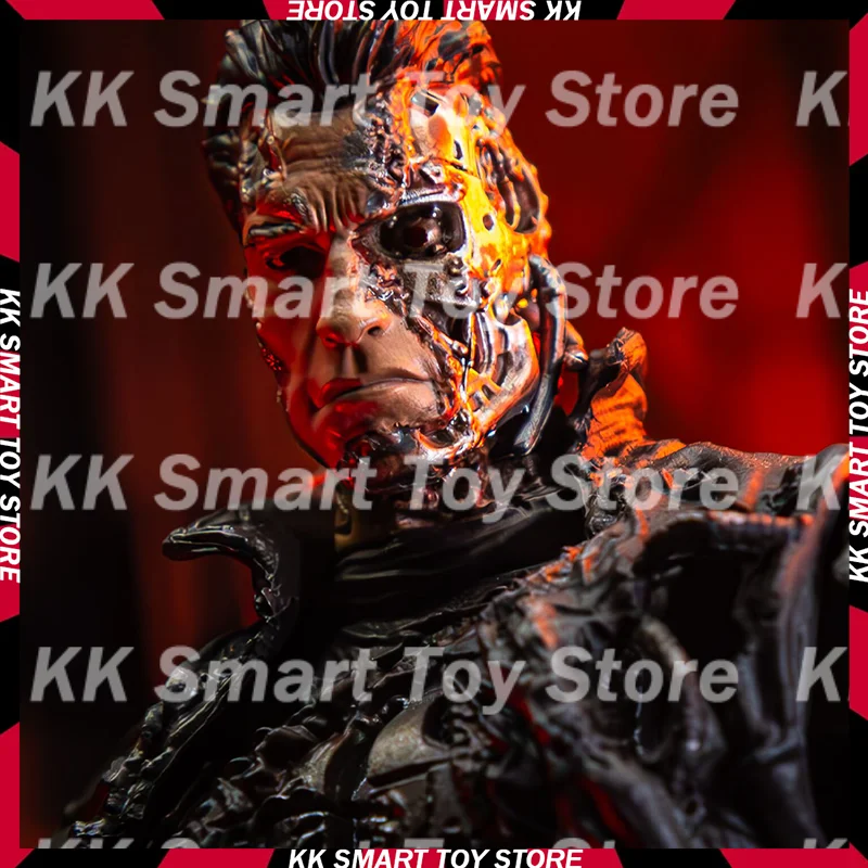 

In Stock T800 Movie The Terminator Endoskeleton T-800 T-850 T3 2.0 Battle Damage Anime Action Figure Figurine Model Gifts Toys