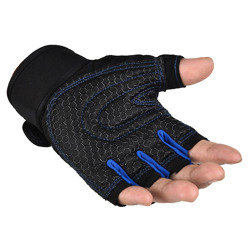 Half Finger WeightLifting Gloves Weight Exercises Body Building Training Sport Gym Workout Fitness Glove For Men Women