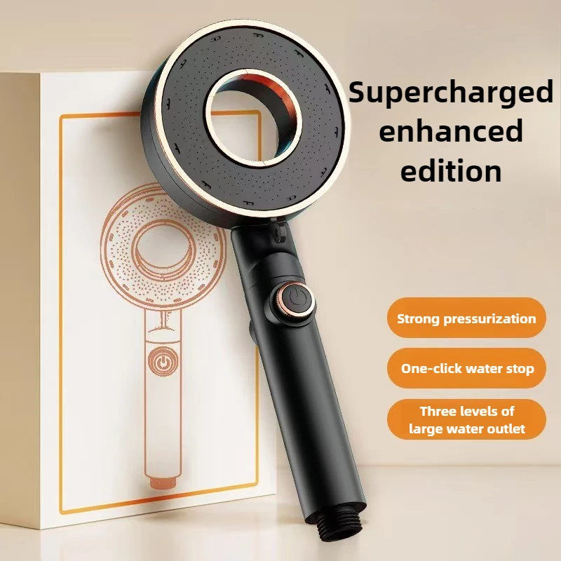 

Насадка для душа высокого давления, 3 режима, регулируемые насадки для душа, экономия воды, насадка для распыления воды с одной кнопкой, аксессуары для смесителя для ванной комнаты