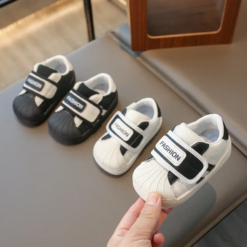 

Children Casual Shoes for Girls Boys 2024 Autumn New Fashion Korean Style Soft Bottom Anti-slippery Versatile Baby Walking Shoes