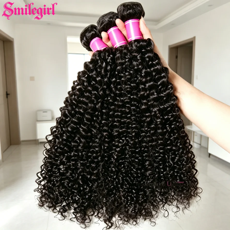 Ciuffi di capelli umani con onde profonde, lunghezza 20, 22 e 24 pollici, capelli Remy con onde naturali, capelli vergini non trattati, trama per applicazioni rapide, extension per donne, possono