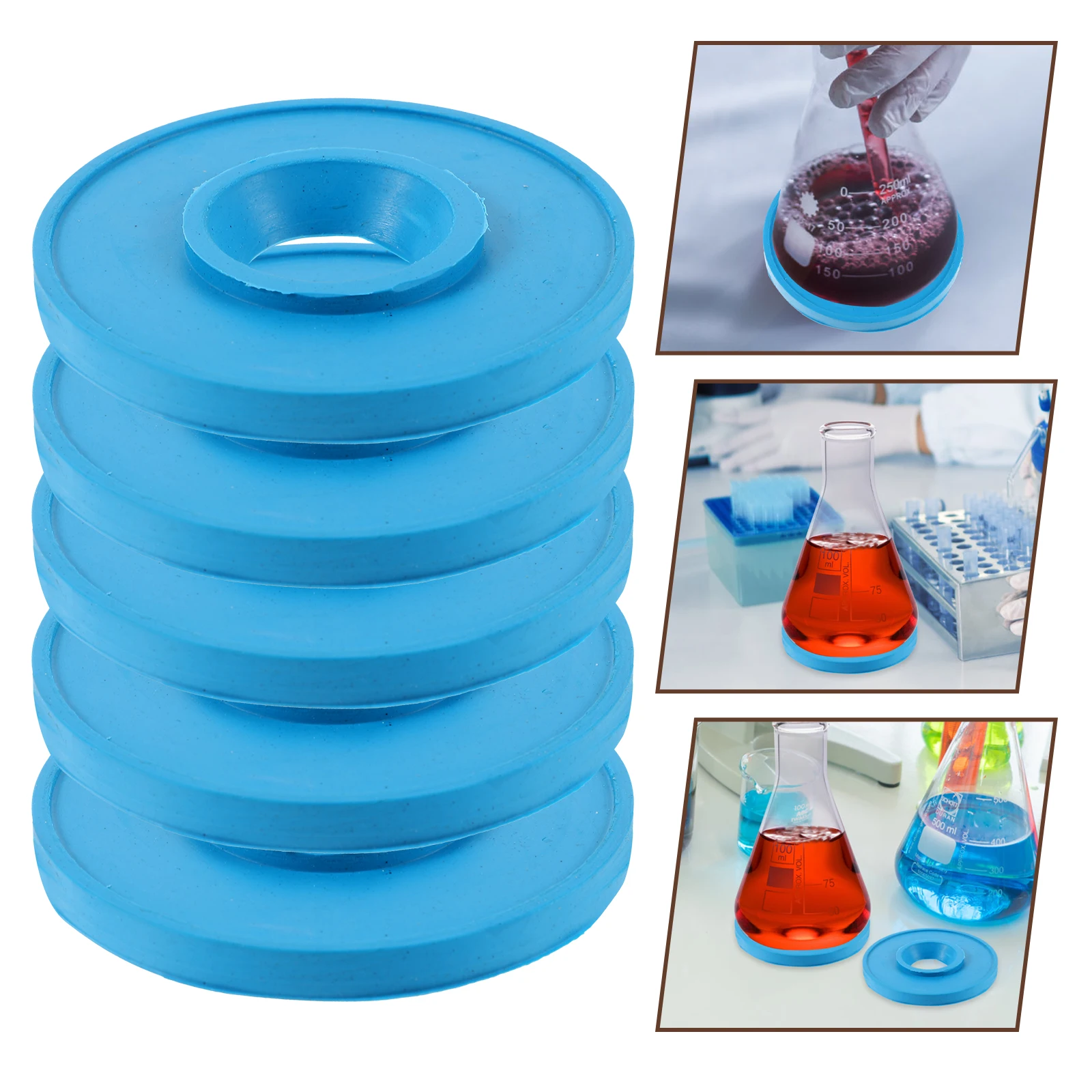 

5 Pcs Funnel Cushion Buchner Adapter Experiment Supplies Filter School Professional Filtration Assemblies