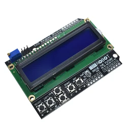 LCD Keypad Shield LCD1602 LCD 1602 Module Display For Arduino ATMEGA328 ATMEGA2560 raspberry pi UNO blue screen