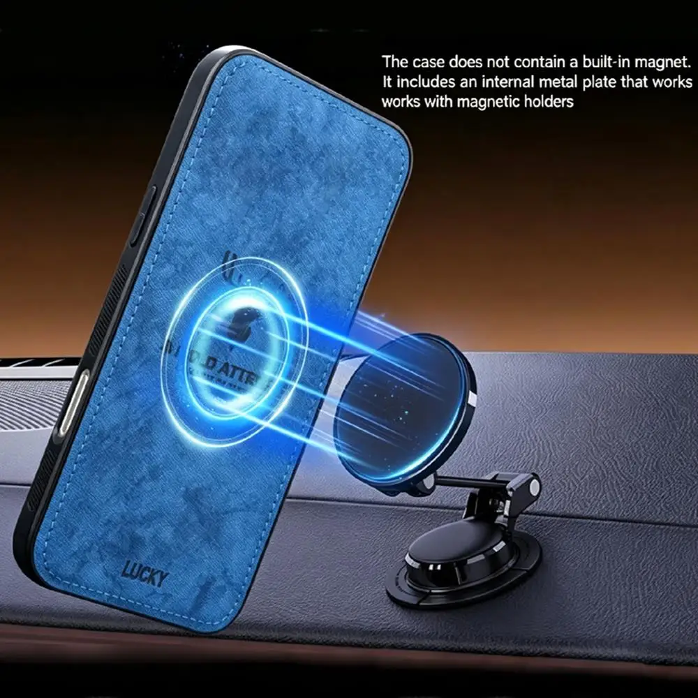 Fashion Cloth Phone Case For OPPO Find X3 Lite X5 X6 X8 X7 X9 Ultra Reno 15 16 Pro Global Build-in iron Cover Lucky Deer Shell