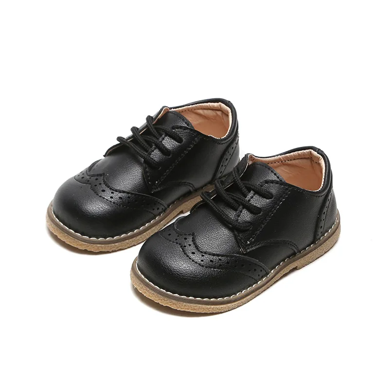 2024 High Quality Children Leather Shoes Boys Sneakers Breathable Baby  Toddler Shoes Flat Lace Up Leisure Boys Sneaker C12214 - AliExpress 1501