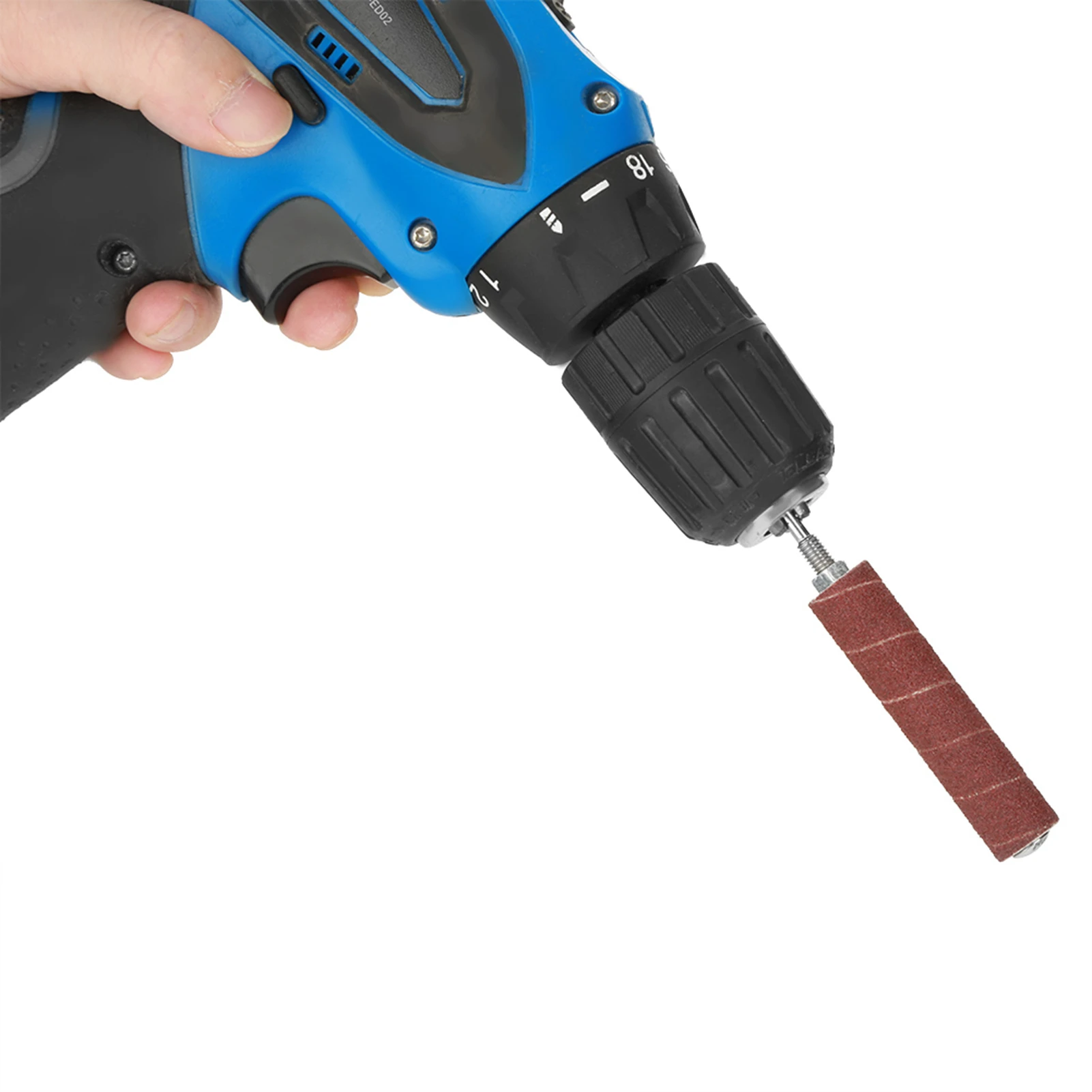 Sanding Drum Kit Spindle Sanding Drum Sander Tool Kit Set with Case for Drill Press Rubber Sanding Drum Set Sanding Kit