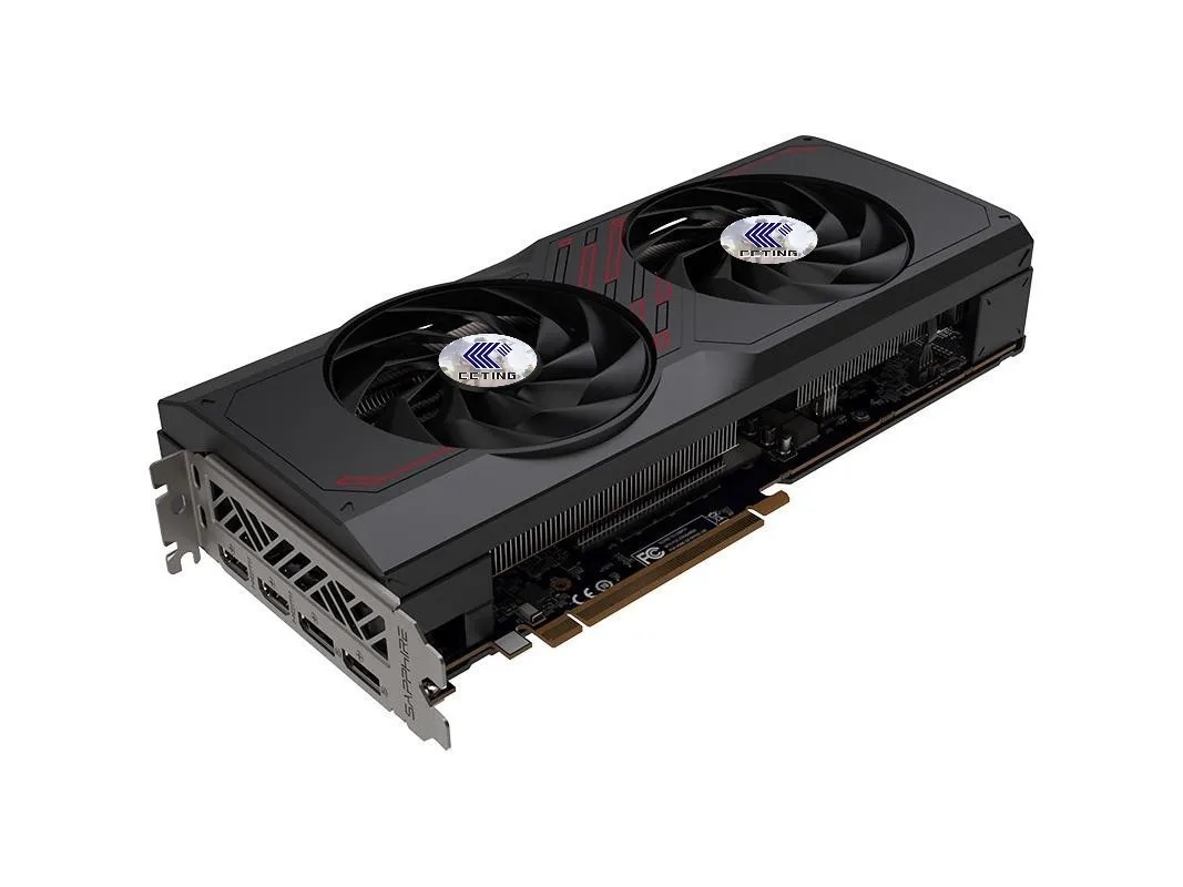 Cting Radeon Rx 7700 Xt Pure Puls 12G Gddr6 192Bit Pci-Express 4.0X16 Grafische Kaart Videokaarten Voor Pc Desktop Gaming Kaart