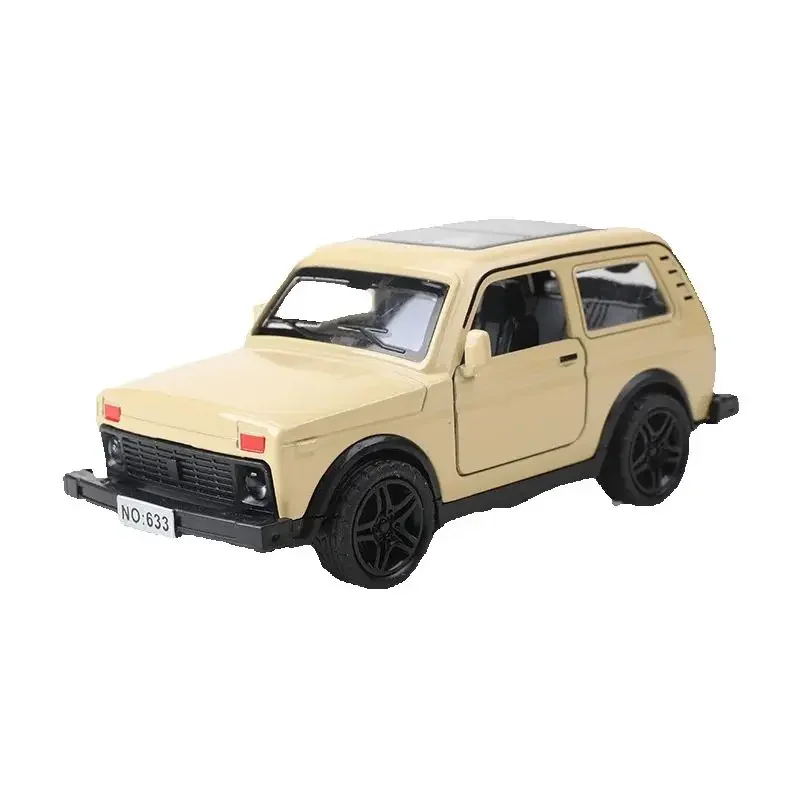 لعبة سيارة مصنوعة من خليط معدني للأولاد بتصميم ثلاثي الأبواب للأطفال، نموذج سيارة محاكاة للعب الأطفال