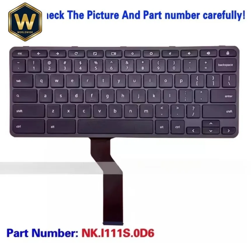 

Запасная клавиатура SX для Acer Chromebook Spin R722T/R753T/R753TN NK.I111S.0D6