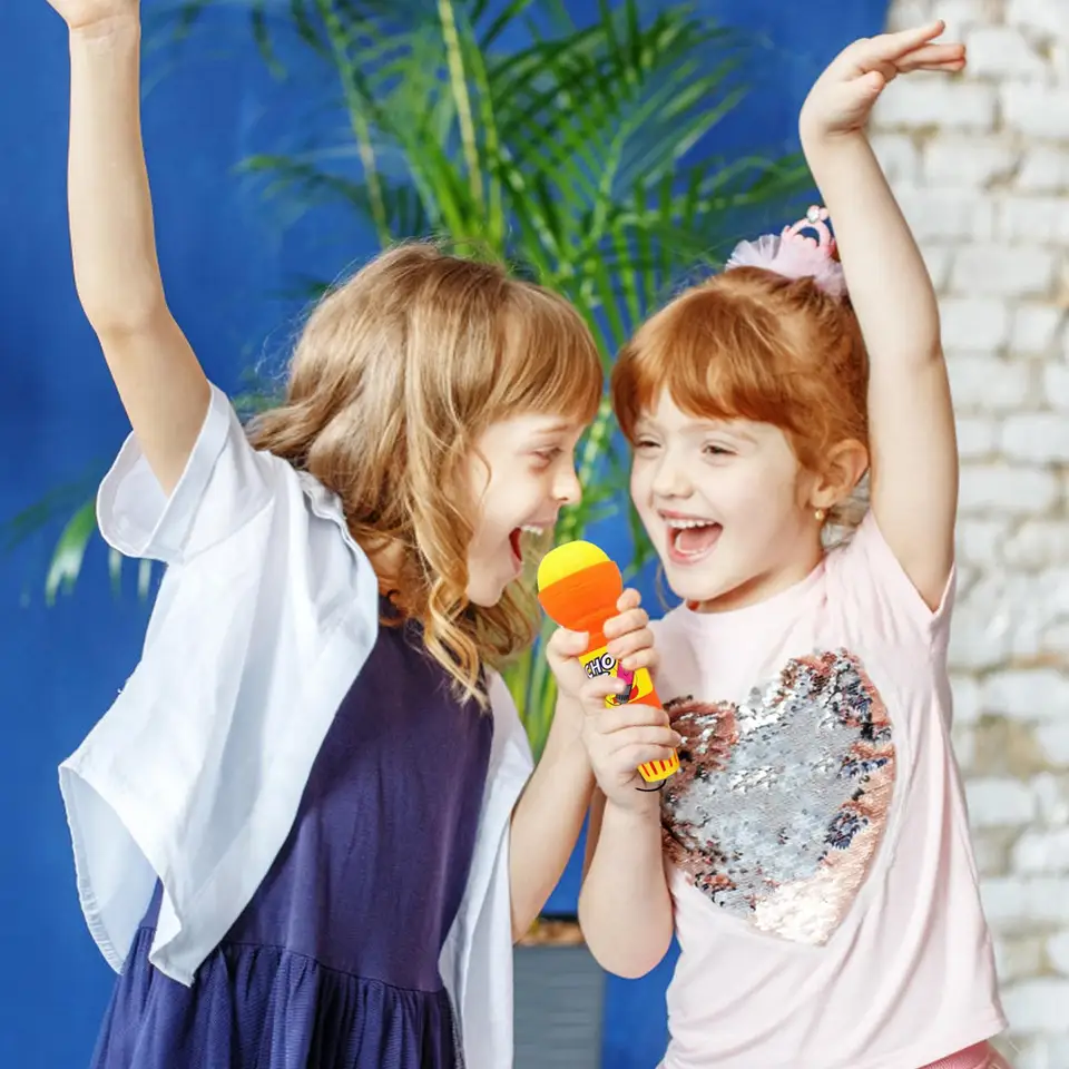 Micrófono Mágico Con Eco Y Amplificador De Voz – Sin Pilas – Para Niños De 3 A 8 Años – Colores Aleatorios