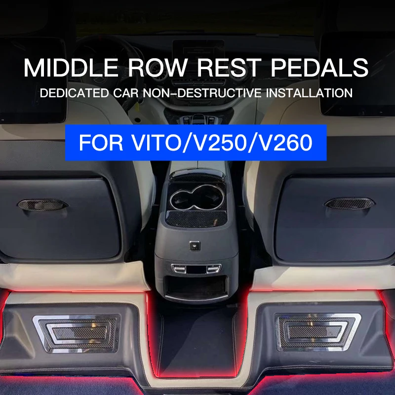 Foot Pedal Pads Set Front Rest Accelerator AUTO INTERIOR ACCESSORIES FOR VITO VCLASS W447 V250