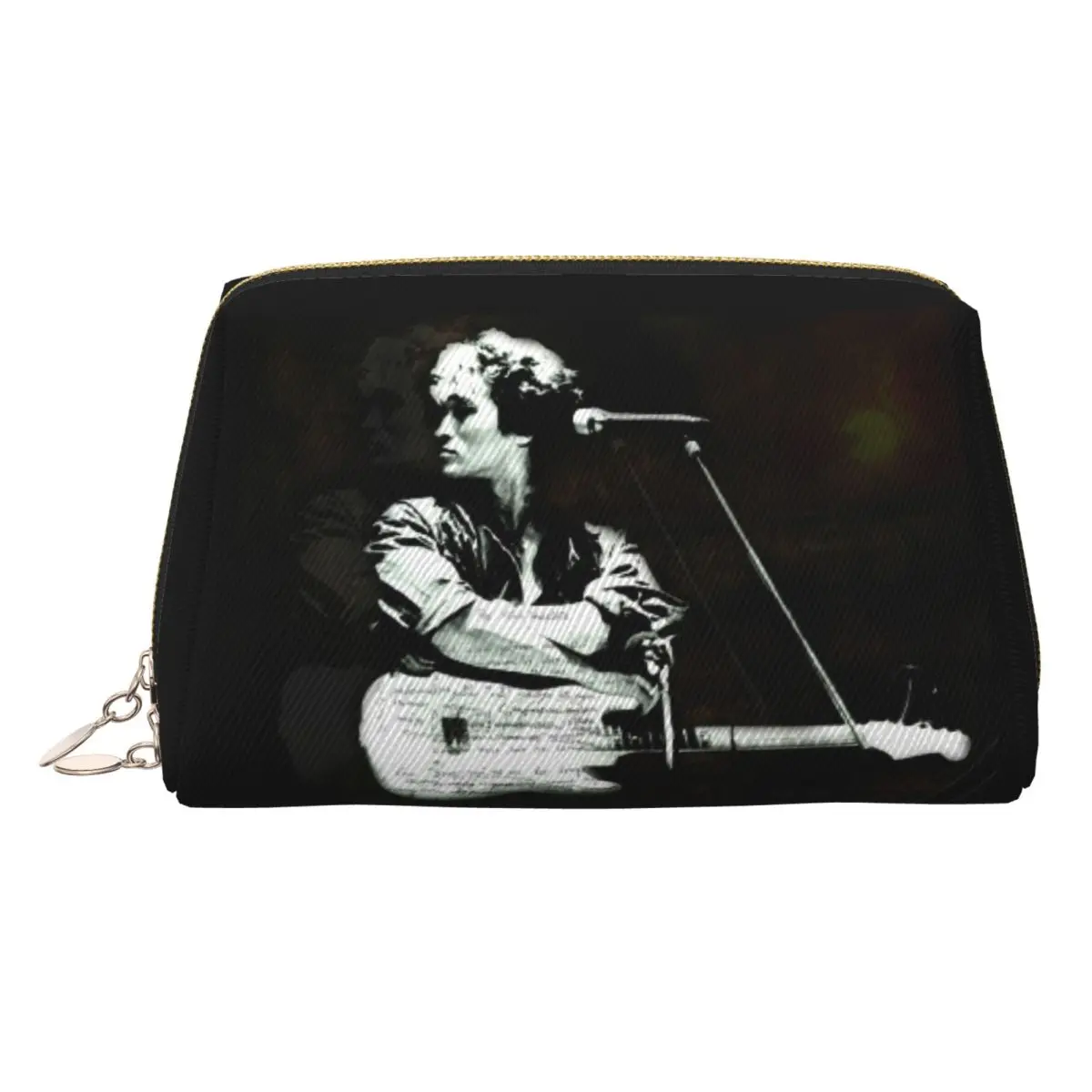 Viktor Tsoi Russia Music Rock Band Kino Women Cosmetic Bag Travel Makeup Organizer Pouch Toiletry Storage Dopp Kit Case