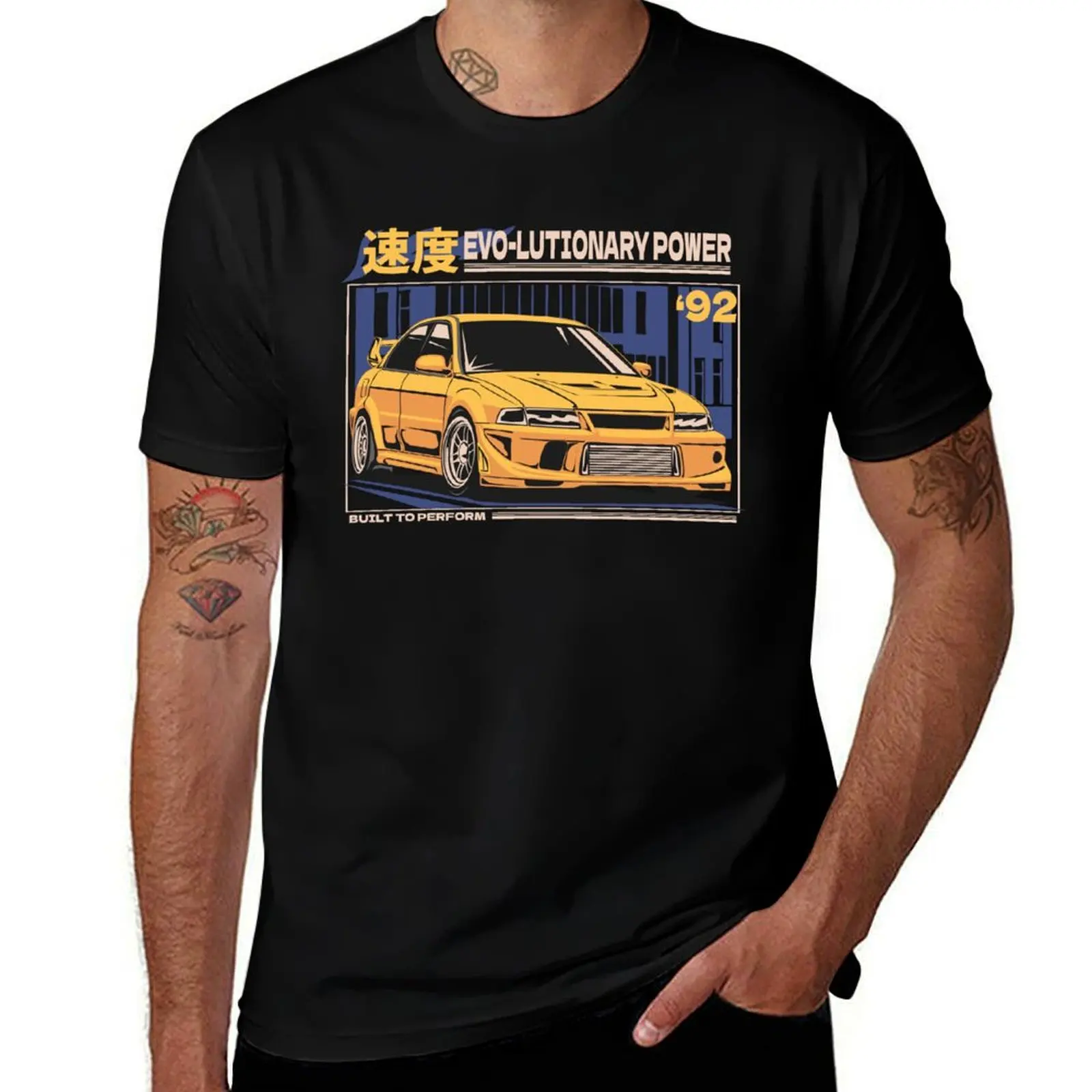 Lancer Evolution 5 T-Shirt Big Size Daily Wear T-Shirt