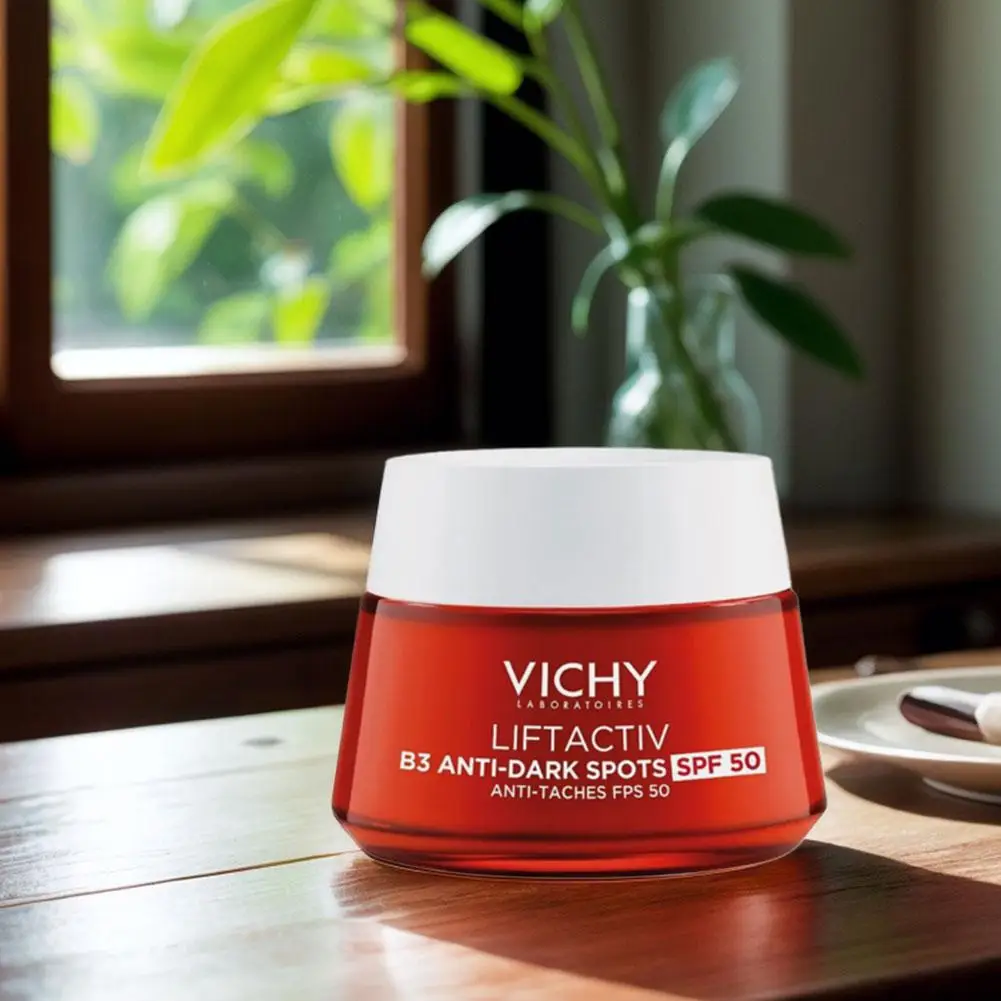 VICHY Collagen Firming Night Cream Brightening Skin Tone Reduce Dryness Deep Moisturizing Long-lasting Hydration Skincare