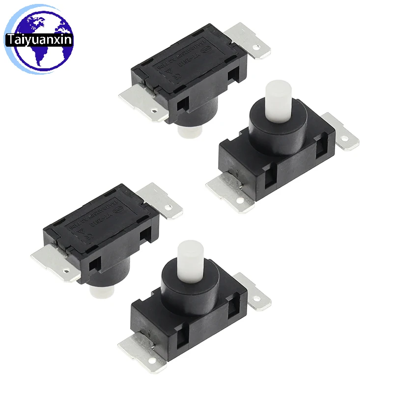 4PCS Power Button Switch YT-2513-F Vacuum Cleaner Switch KAN-J4 NOVA Cleaner Button Switches