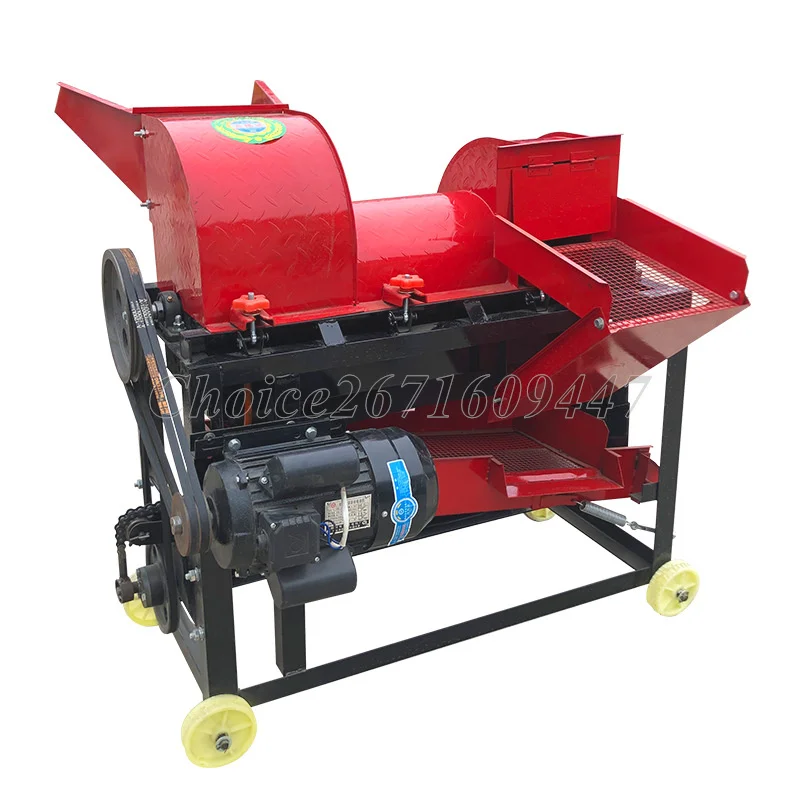 Multifunction Maize Rice Soybean Sorghum Sheller Peeler Corn Wheat Peeling Shelling Machine