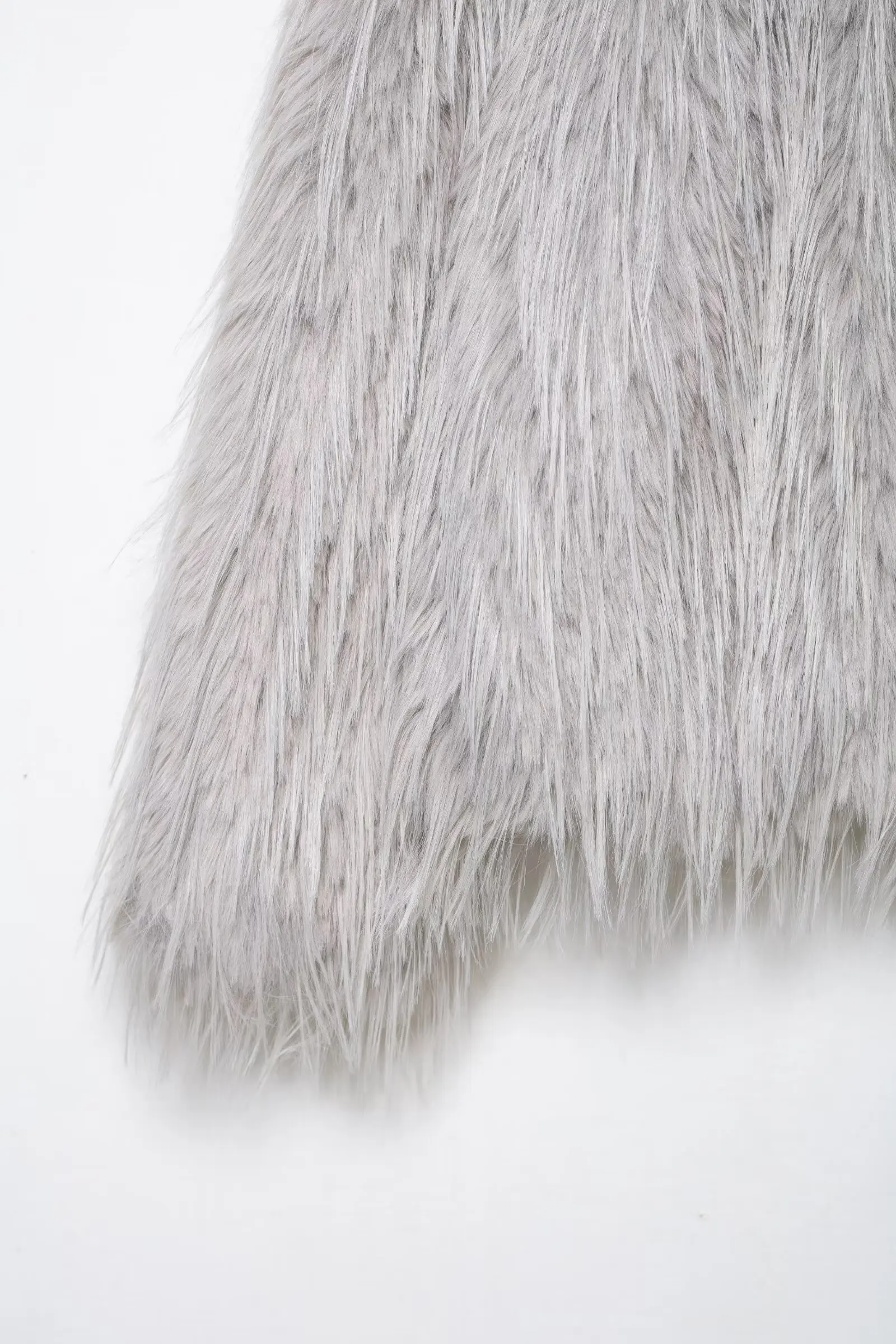 HH Women Solid Fashion Natural Imitation Fur Long Sleeve Coat Winter Female O-Neck Warm Pockets Casual Loose Outwear Jacket