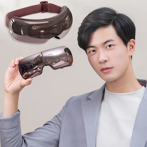 스마트 접이식 눈 마사지기, 눈 마스크 케어 진동기, 핫 압축, 블루투스, 공기 압력, 스마트 접이식, 피로 완화 마사지  Best5