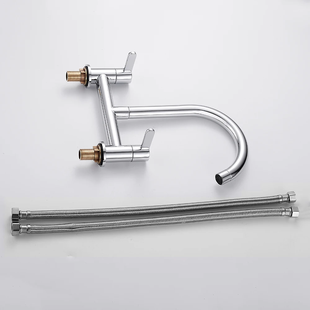 Grifo Mezclador Para Fregadero Flexible Llave De Cocina 360 Acabado Mate Color Plateado