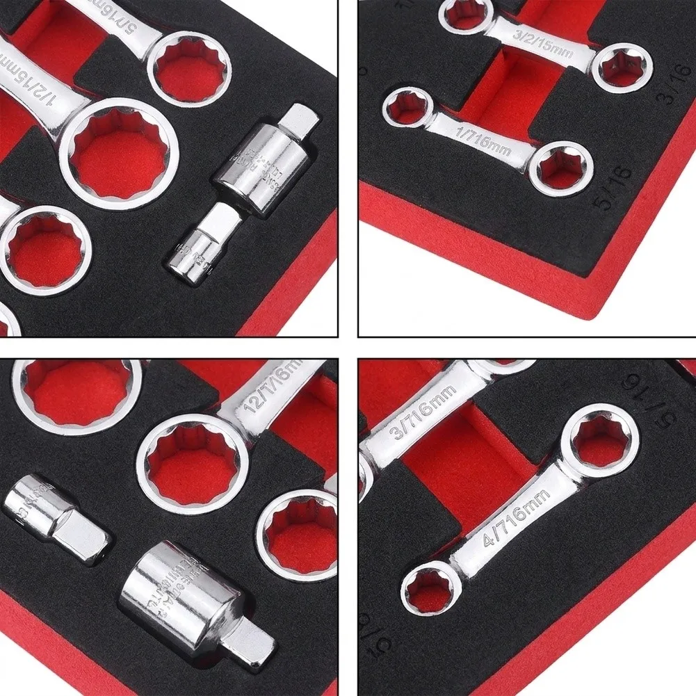 Engine Bay for access Garage Repairs for Torque Extension Kit Compact Tool Storage Case Square Drive Center To Opening