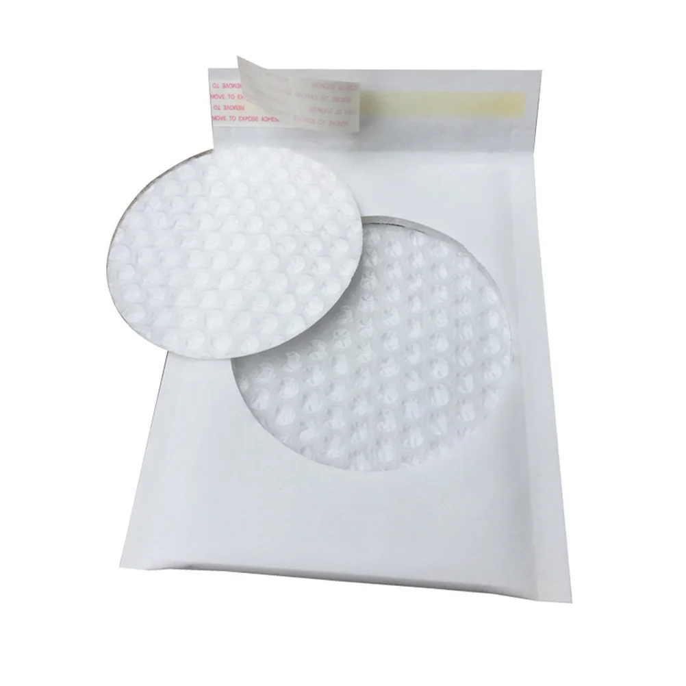 White Kraft Bubble Film Mailing Envelope Bags 150x180 Light Padded Mailers Protect Letters Shockproof Shipping Bags