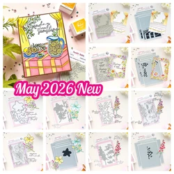 Sunlit Table Metal Cutting Dies Clear Stamps Stencil Scrapbooking Embossing DIY Album Couture Edit Full Release Bundle Cut Craft