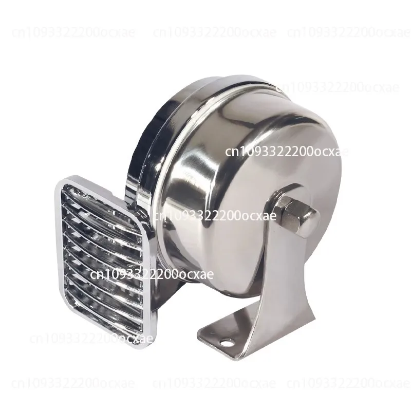 

boat horn 316 stainless steel ABS chrome snail electric whistle speedboat ship yacht super loud treble waterproof 12V 24V