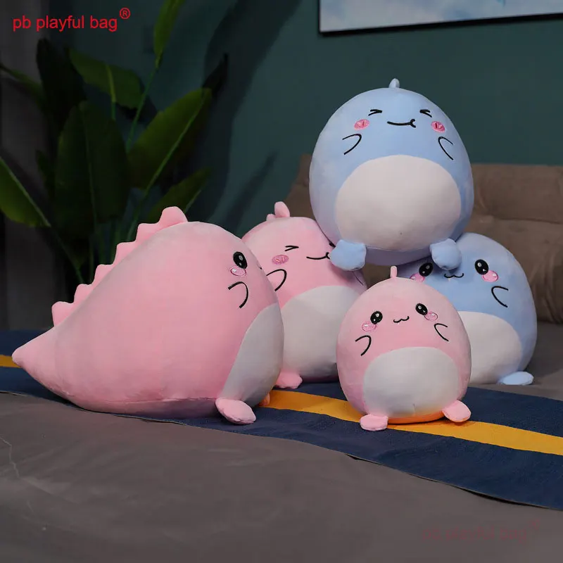 น่ารัก Kawaii รอบไดโนเสาร์ตุ๊กตาของเล่นตุ๊กตาสัตว์หมอนตุ๊กตา Squishy ช้า Rising Squeeze เด็กคริสต์มาสของขวัญ ZG149