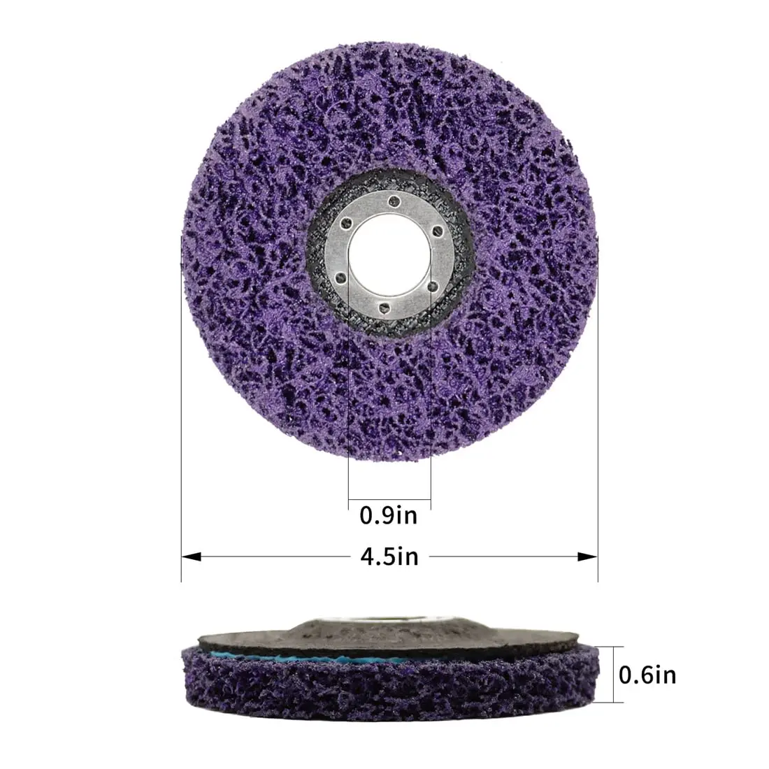 115mm Poly Strip Disc Abrasive Wheel Paint Rust Clean Remover Grinding Wheels for Motorcycles Durable Angle Grinder Accessories