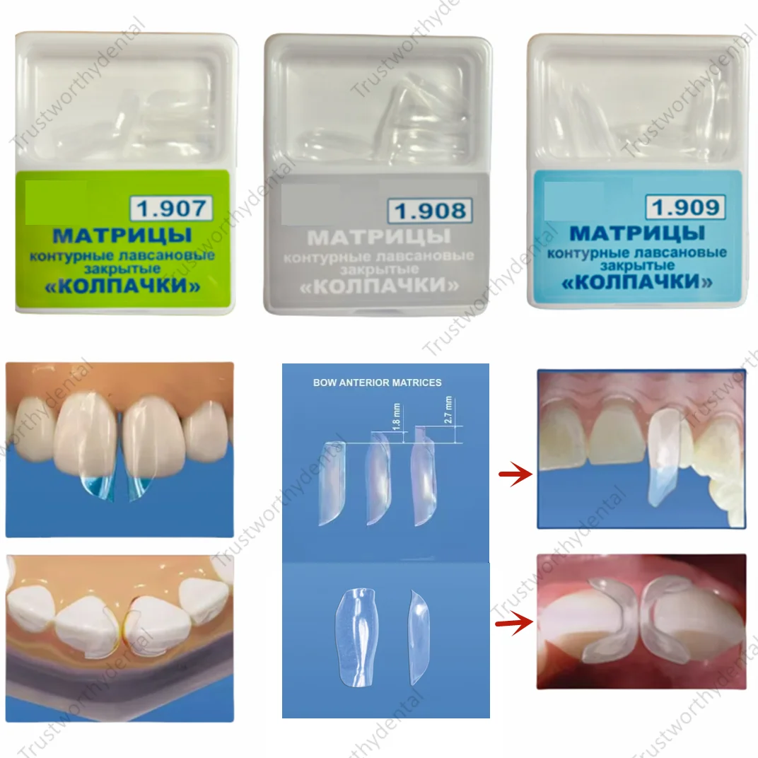 

Dental Matrix Clear BT Matrice Bow Anterior Front Matrices Bioclear Style Large Original Medium Small Gap＞1mm