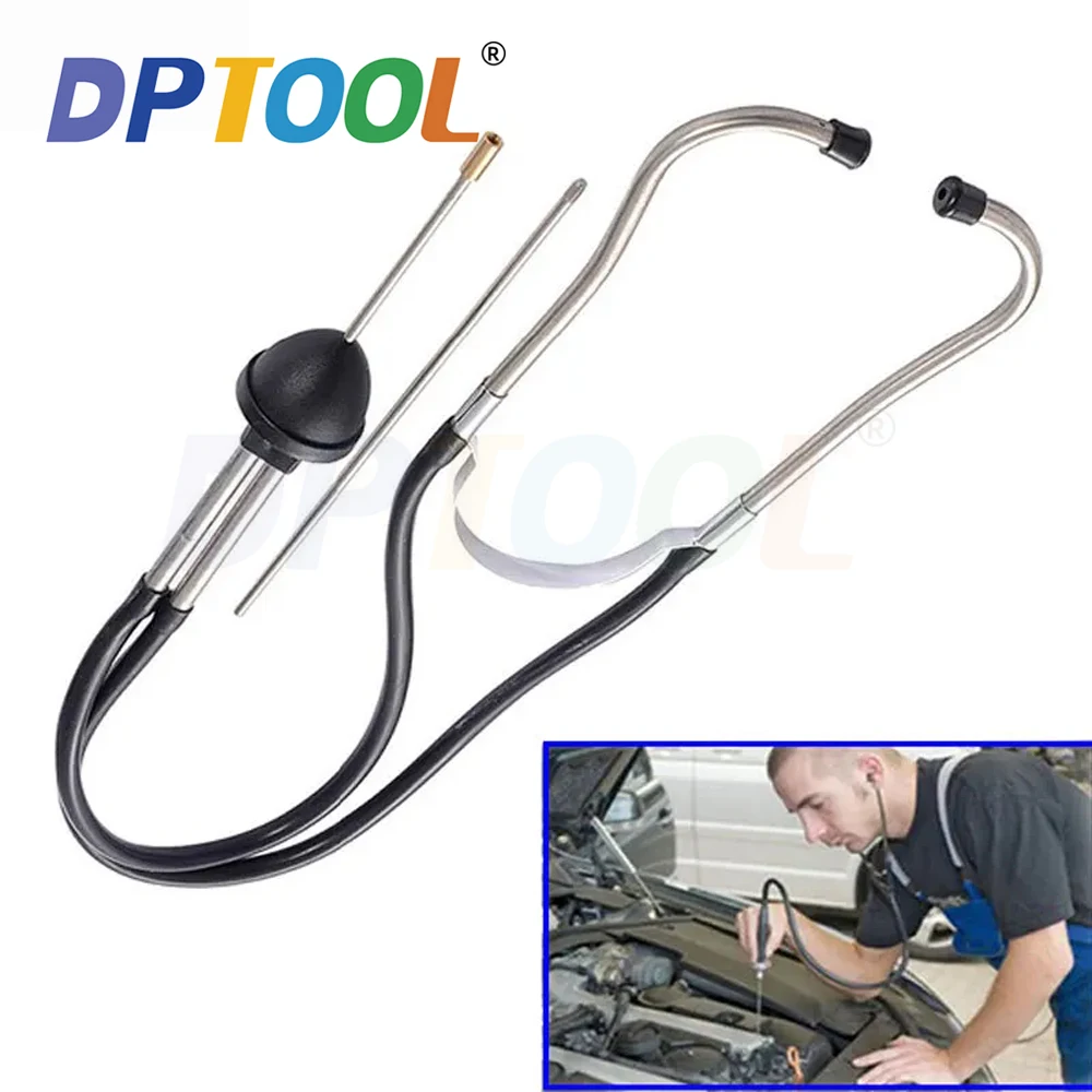 

Car stethoscope Auto Mechanics Engine Cylinder Stethoscope Hearing Tool Cylinders Stethoscope Car Engine Tester Diagnostic Tool