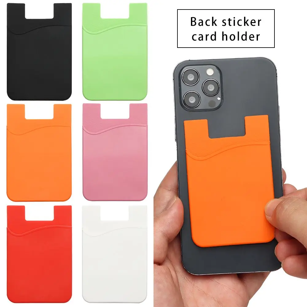 Adhesive Sticker Cellphone Accessories Wallet Case Cell Phone Holder ID Card Holder Business Credit Pocket