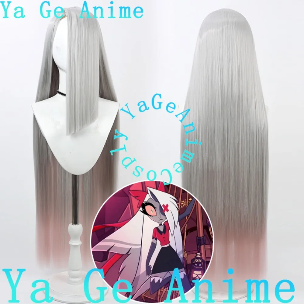 Peluca de Cosplay Vaggie, juego de espectáculo de realidad de Anime, peluca de juego de rol usada para fiestas de baile de Anime