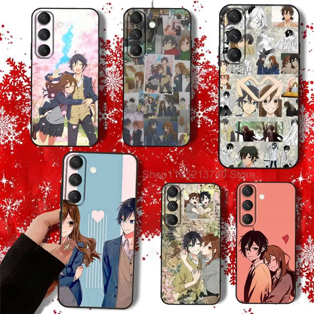 H-HorimiyaS Campus Love Handyhülle für Samsung S22, S24, S20, S25, S23, S30, S21, Ultra, Plus, Fe, Lite 4G, 5G, schwarze Softcover