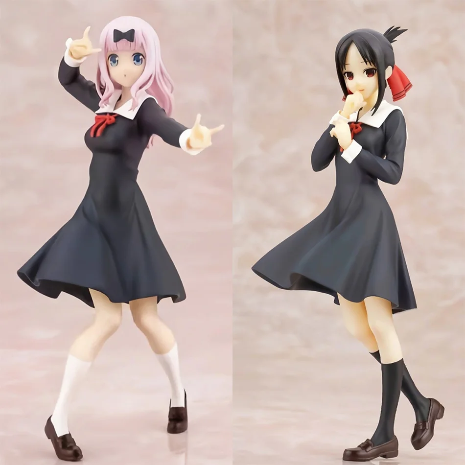 أنيمي لعبة الشكل Kaguya-sama الحب هو الحرب فوجيوارا تشيكا أرنب نموذج الدمى Kawaii فتاة الشكل الدمى اليابانية الديكور