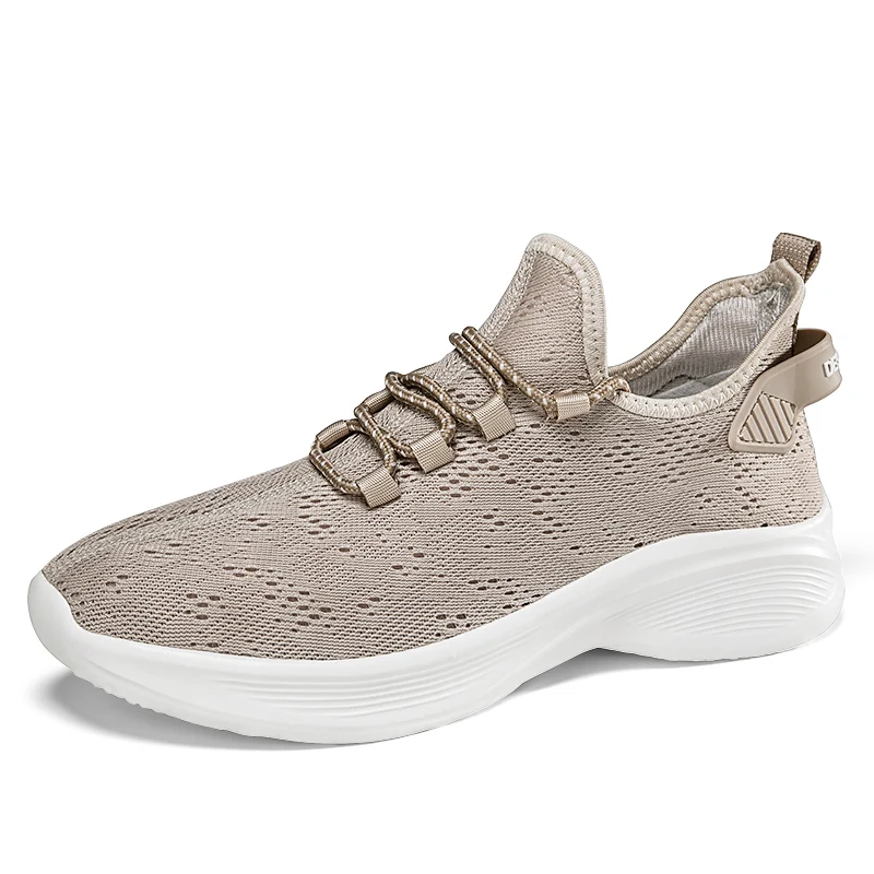 

New large size men's fashion flying mesh casual shoes fashion lightweight anti-slip wear-resistant high quality sports shoes