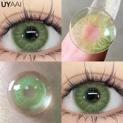UYAAI-Lentilles de Contact Brunes Résistantes aux Dioptries pour les Yeux, Accessoire de Mode Coréenne