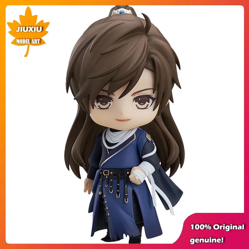 100% Original:Love and producer Bai Qi NO.1542 Q version figma PVC Action Figure Anime Figure Model Toys Figure  Doll Gift