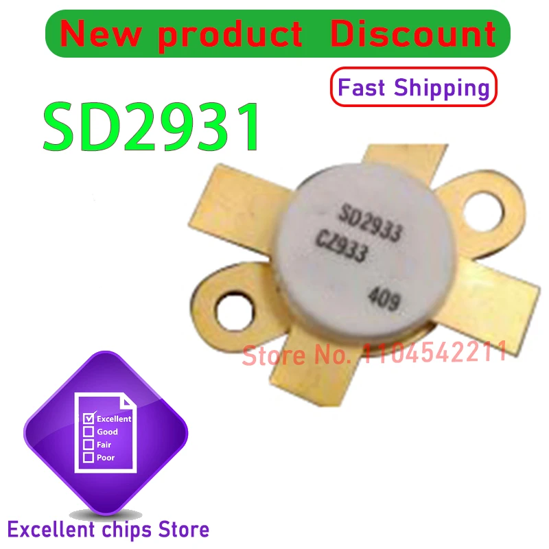 New original 1PCS/LOT SD2931 TO-59 high-frequency tube