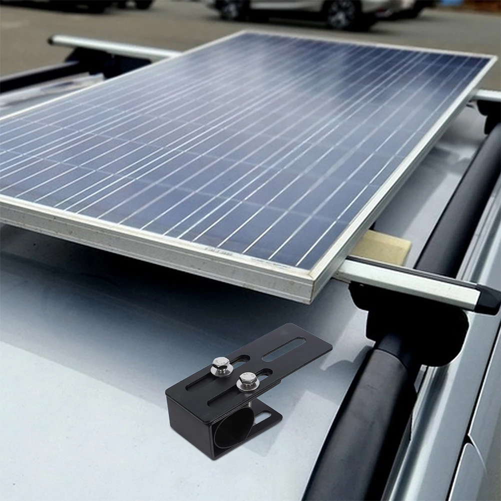 

Universal Luggage Rack Clamps Spotlight Mount Brackets Roof Rack Light Bar Mounting Carbon Steel Durable Easy Install