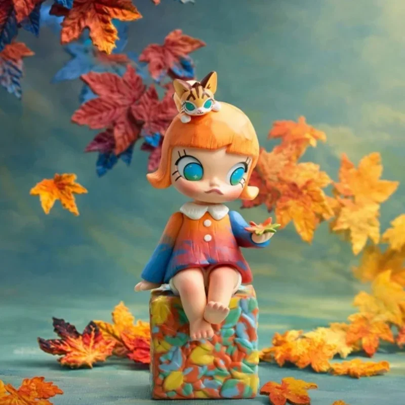 POPMART MOLLY Scenery Along The Way 20th Anniversary Series Original Blind Box Überraschungs-Mystery-Box Niedliche Anime-Actionfigur